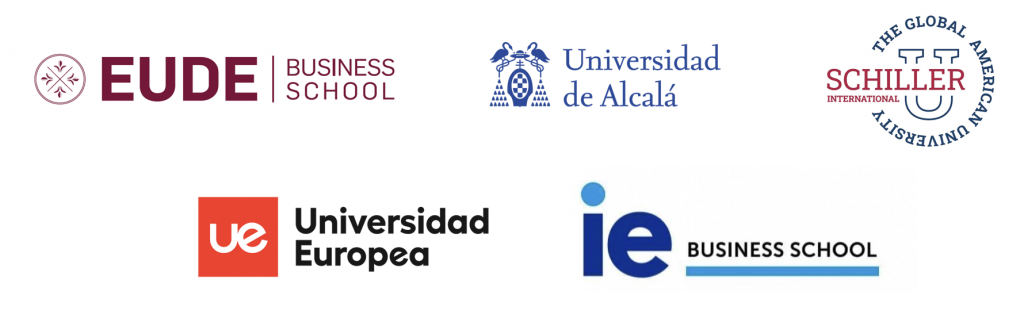 logos de universidades donde colabora chatbot chocolate